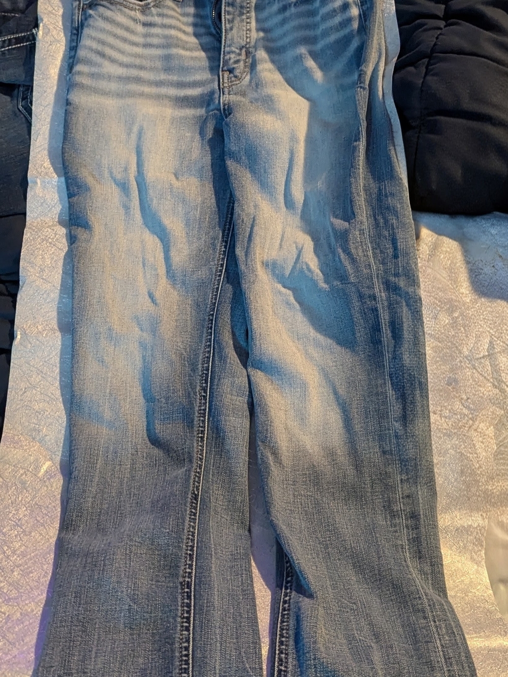 Miss Me Light Blue Faded Bootcut Jeans